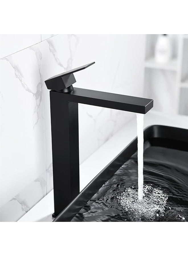 واي دي خلاط حوض مربع طويل | صنبور حوض حمام عصري | خلاط مياه بذراع واحد | صنبور حوض غسيل مثبت على السطح | مصنوع من النحاس المتين - Image 3